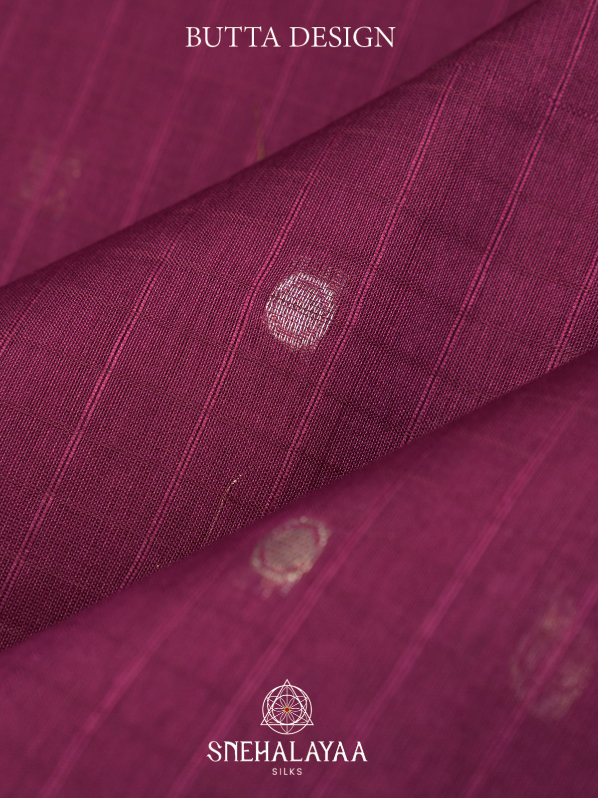 Magenta Kora Silk Cotton Saree