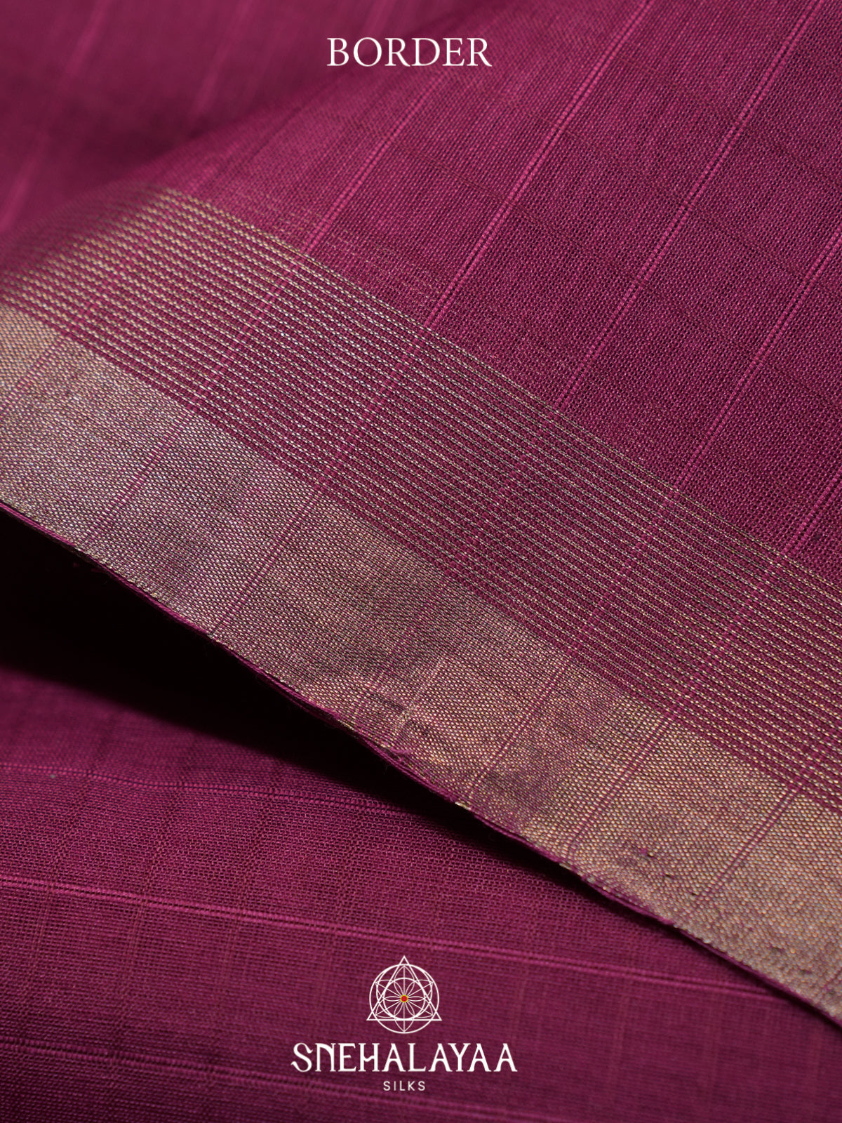 Magenta Kora Silk Cotton Saree