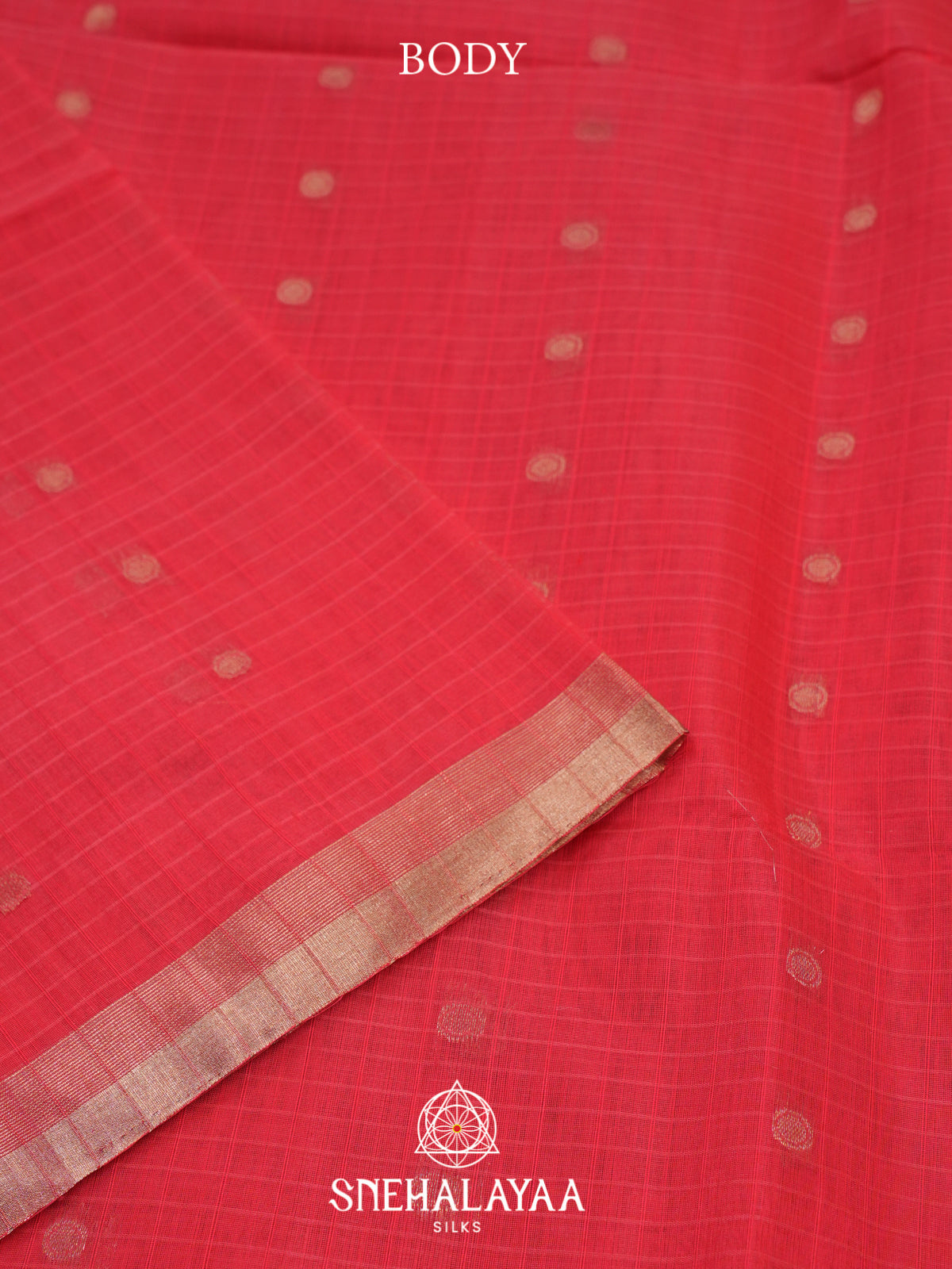 Pink Kora Silk Cotton Saree