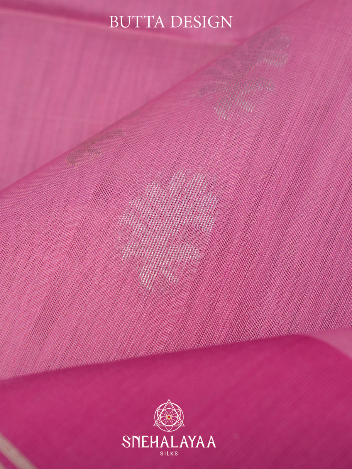 Pink Kora Silk Cotton Saree