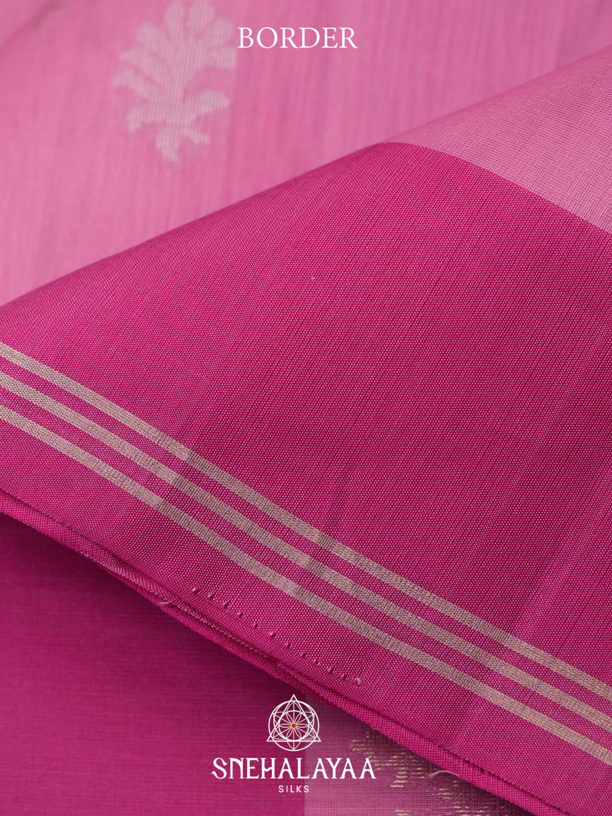 Pink Kora Silk Cotton Saree