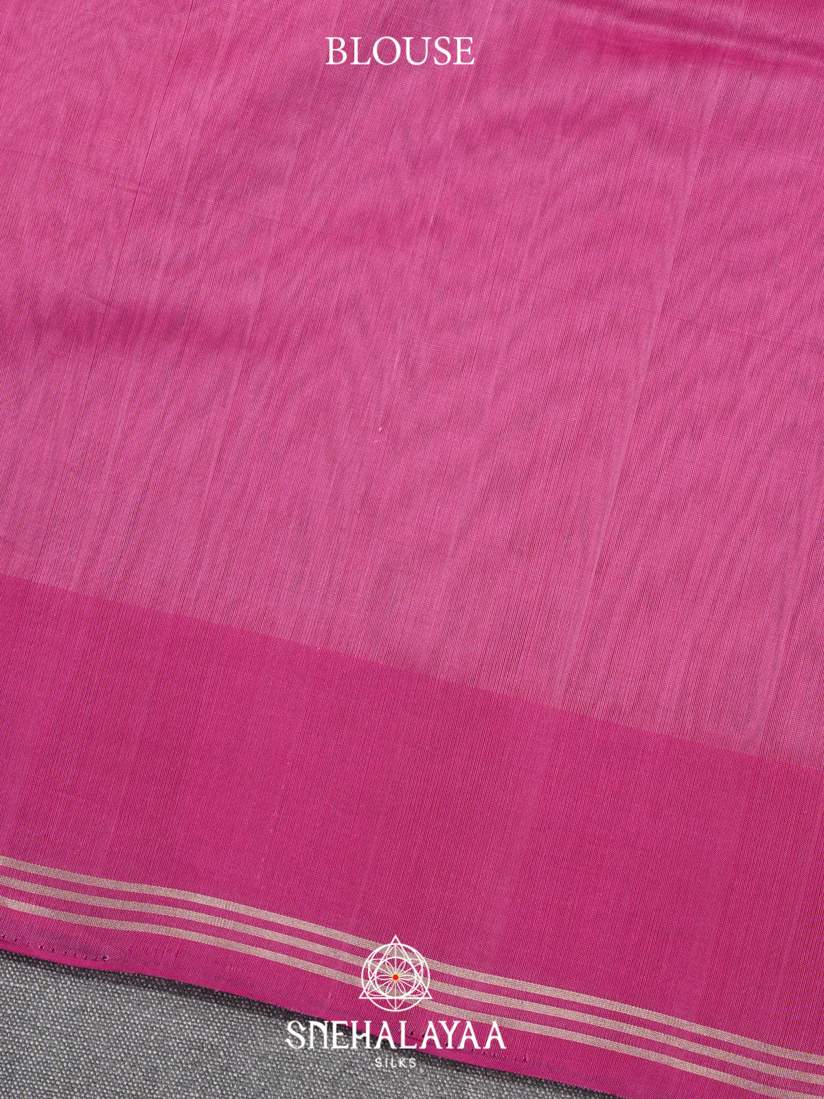 Pink Kora Silk Cotton Saree