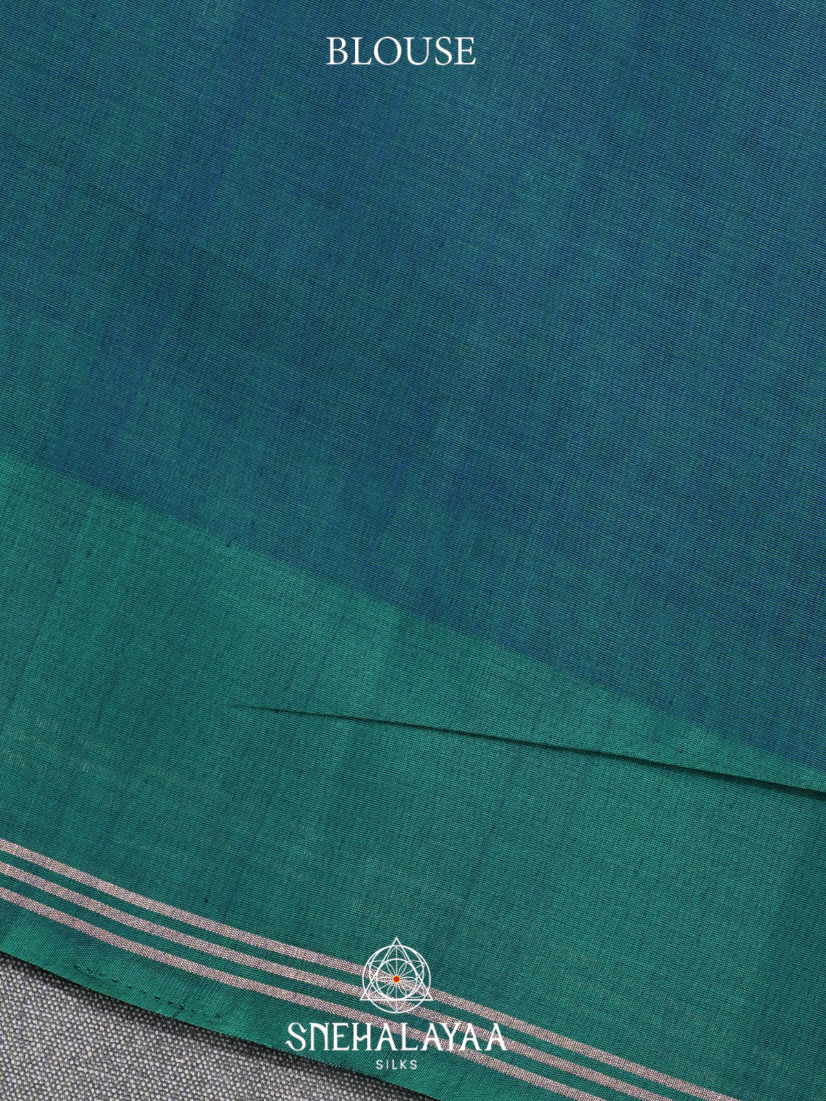 Blue Kora Silk Cotton Saree