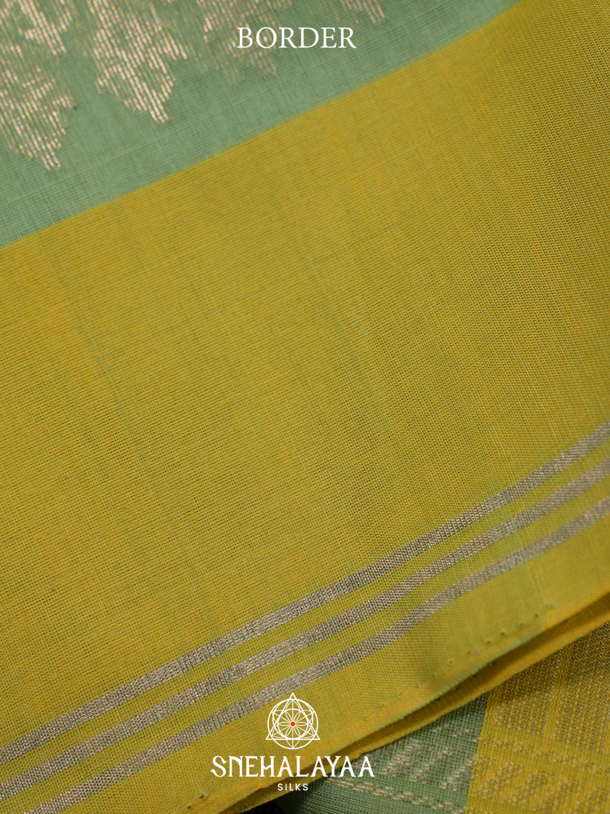 Sage Green Kora Silk Cotton Saree