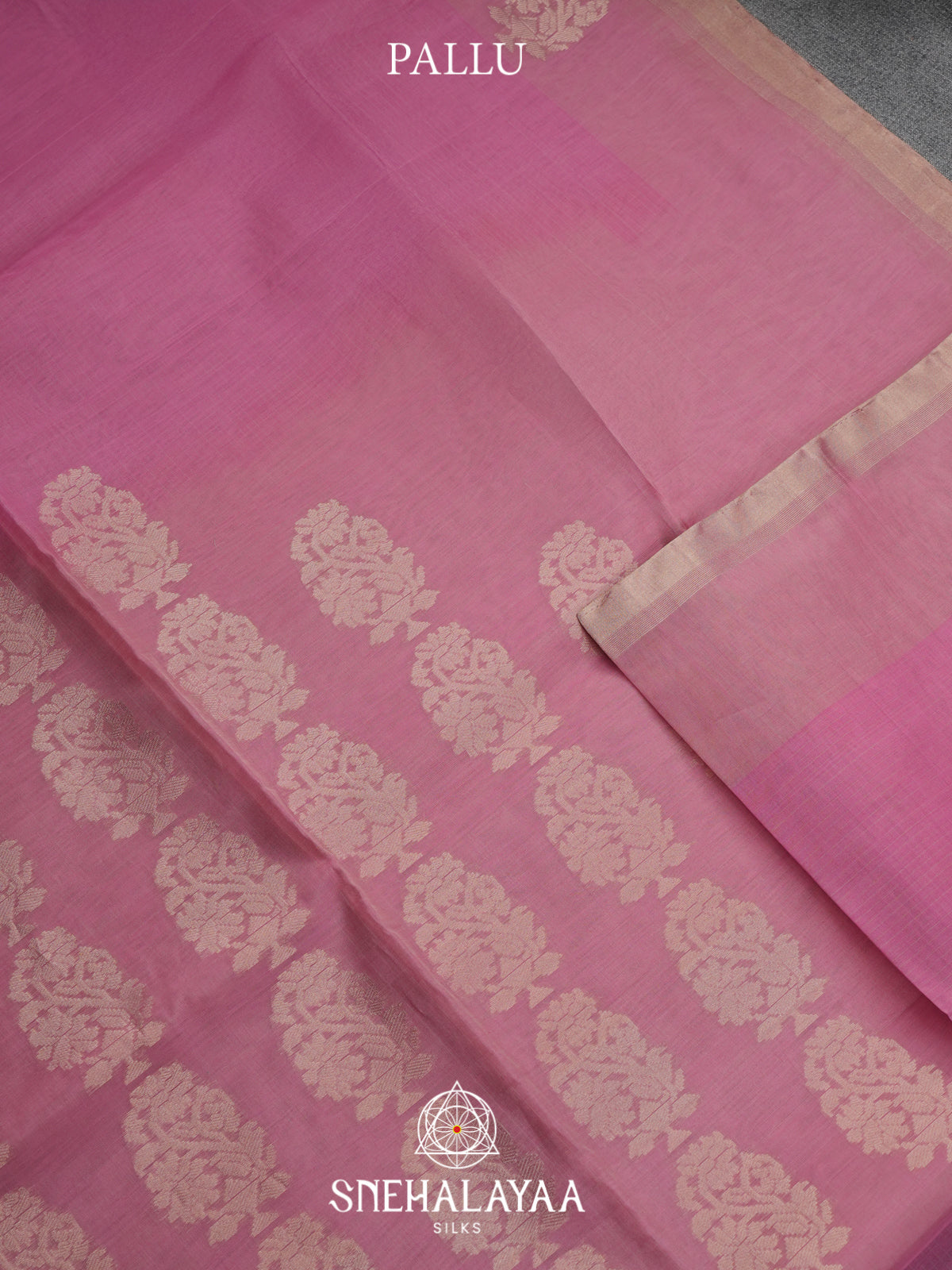 Pink Kora Silk Cotton Saree