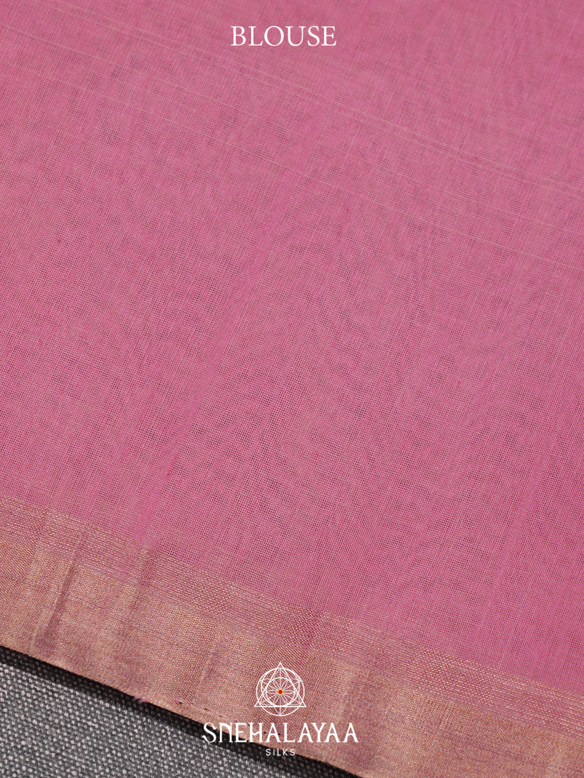 Pink Kora Silk Cotton Saree