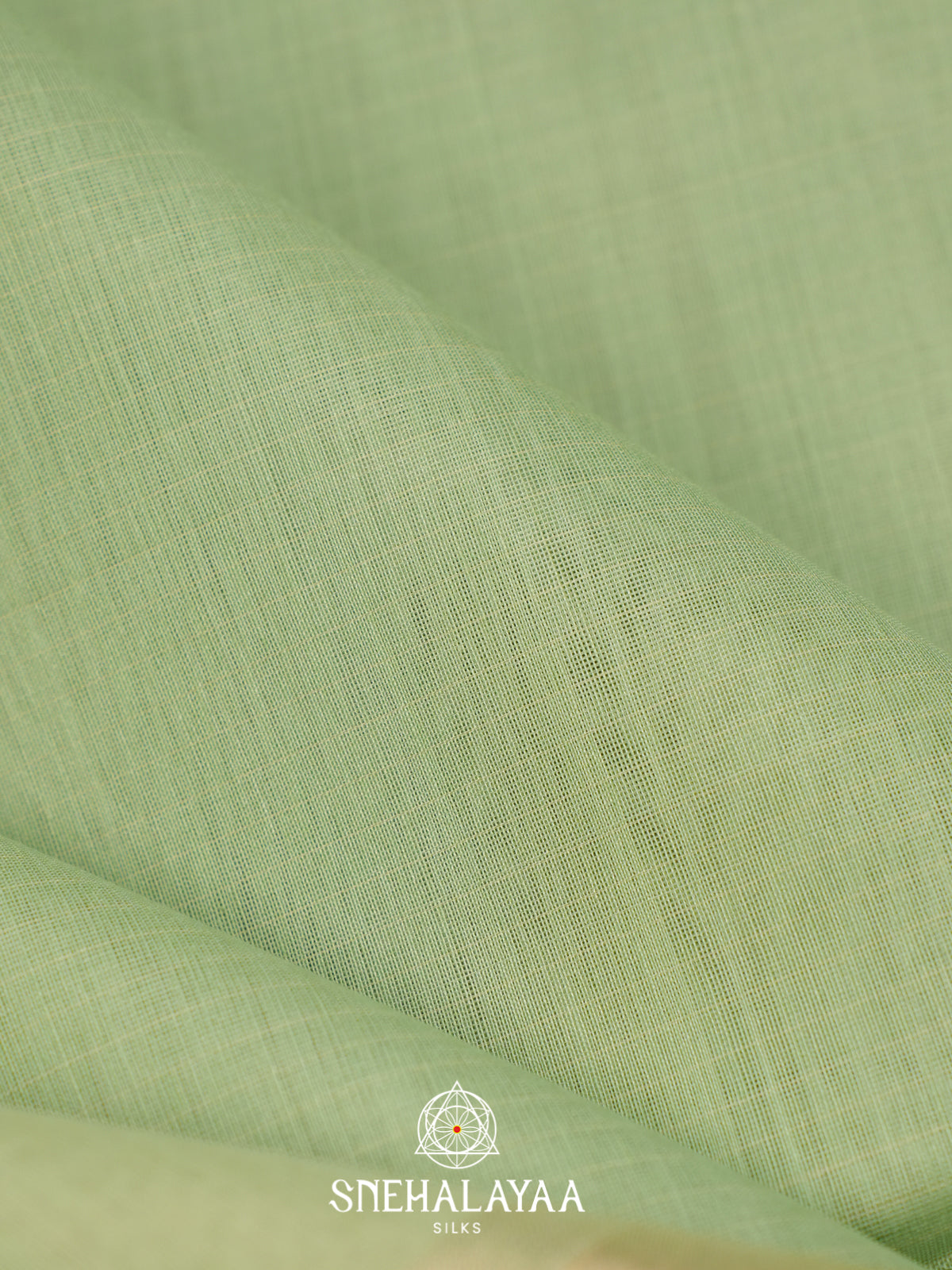 Mint Kora Silk Cotton Saree