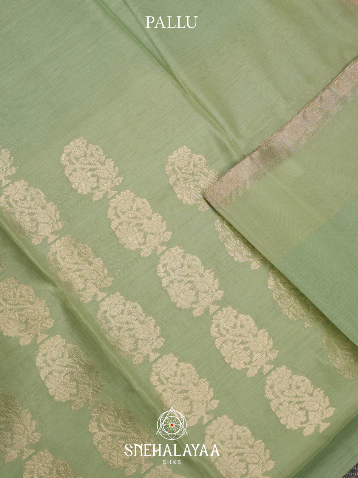 Mint Kora Silk Cotton Saree