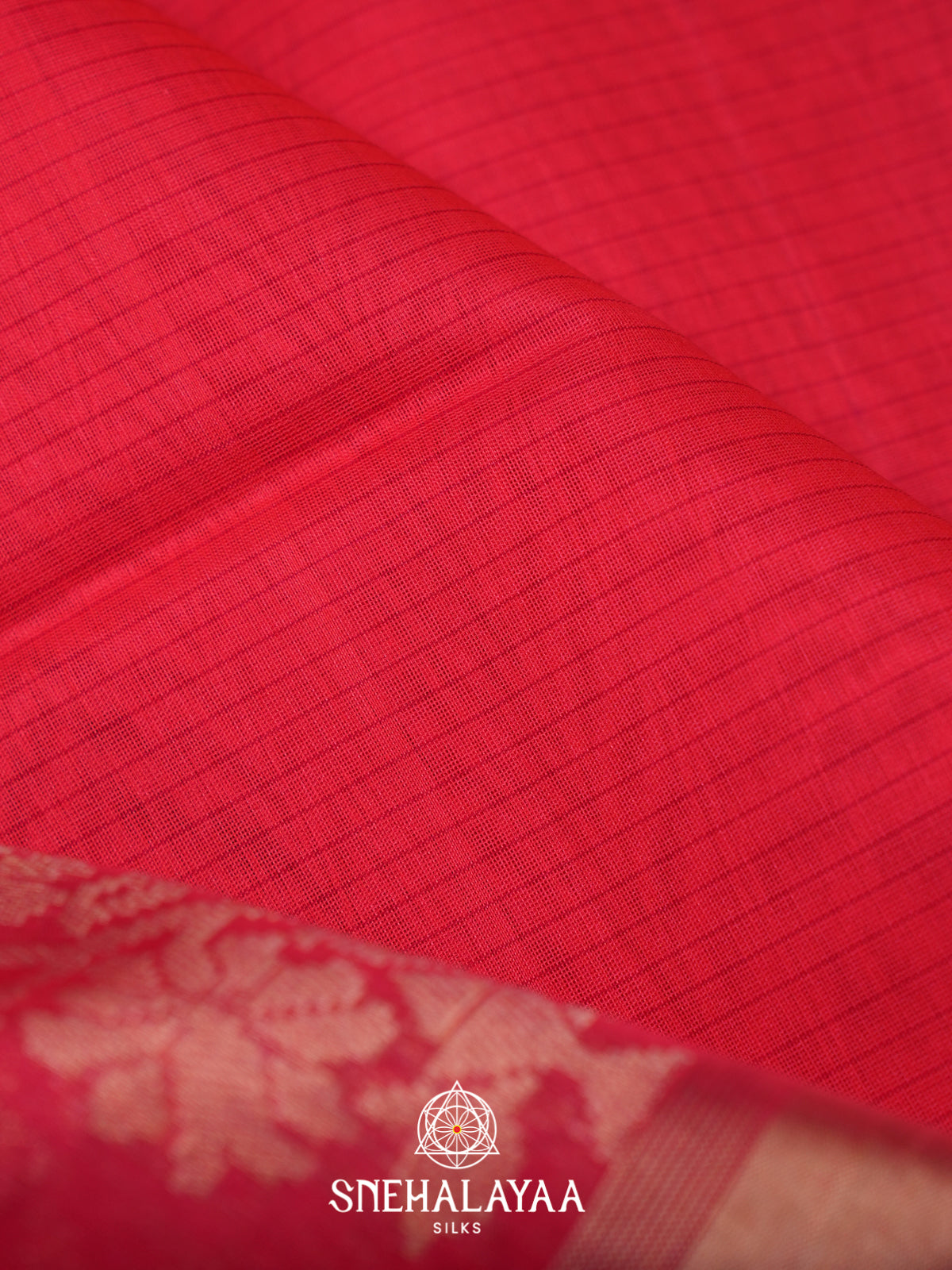 Pink Kora Silk Cotton Saree