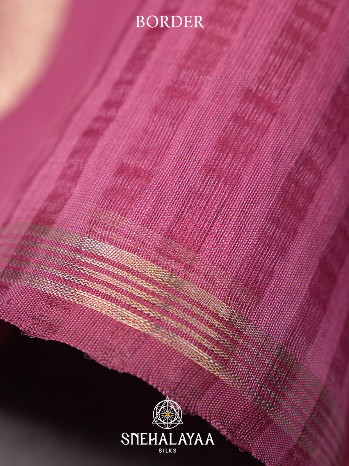 Mauve Kora Silk Cotton Saree