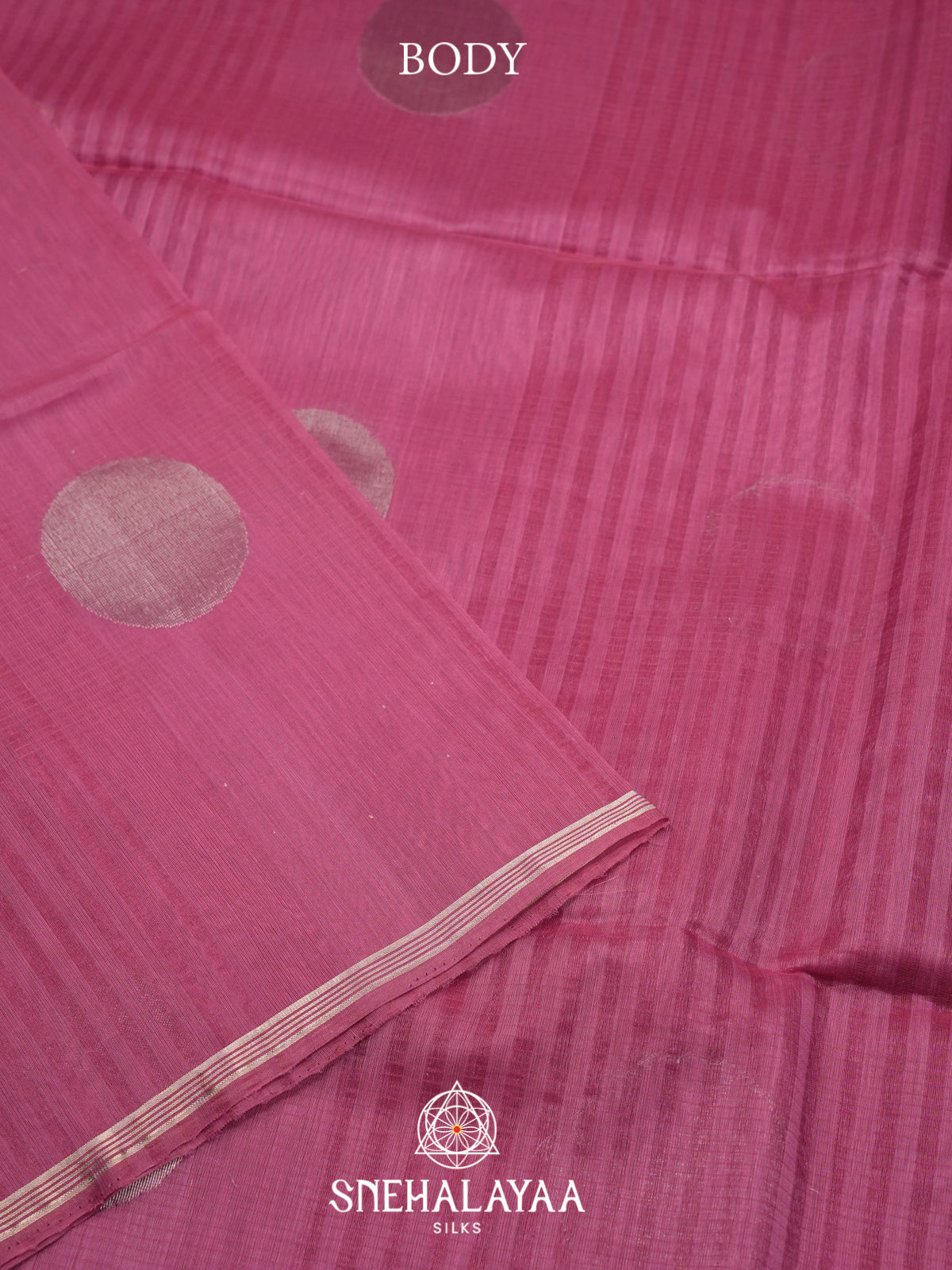 Mauve Kora Silk Cotton Saree