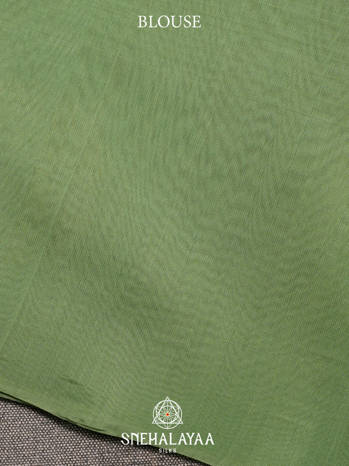 Sage Green Kora Silk Cotton Saree