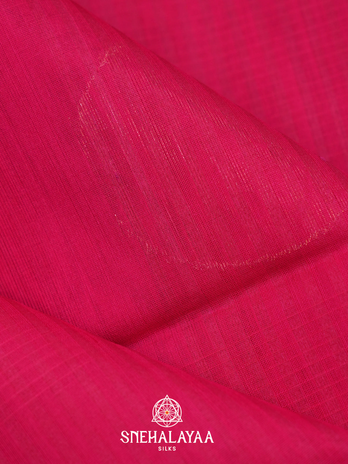 Pink Kora Silk Cotton Saree