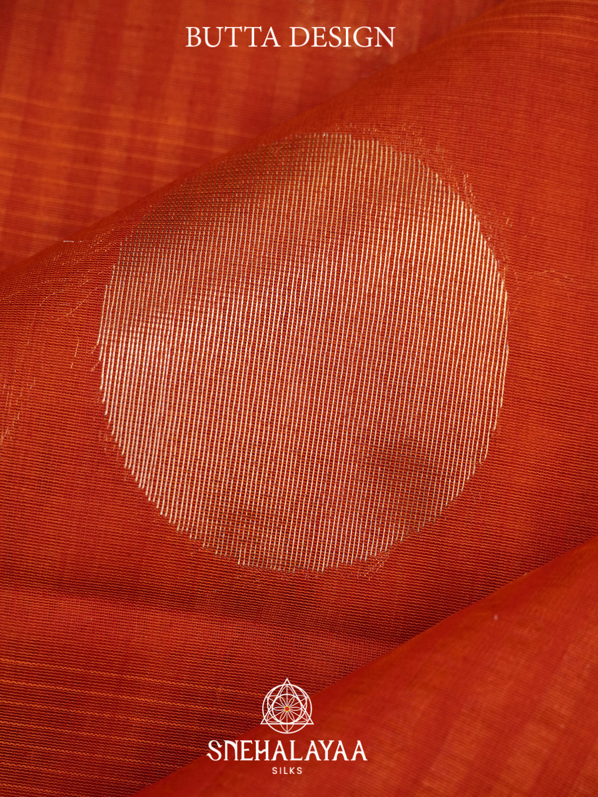 Orange Kora Silk Cotton Saree