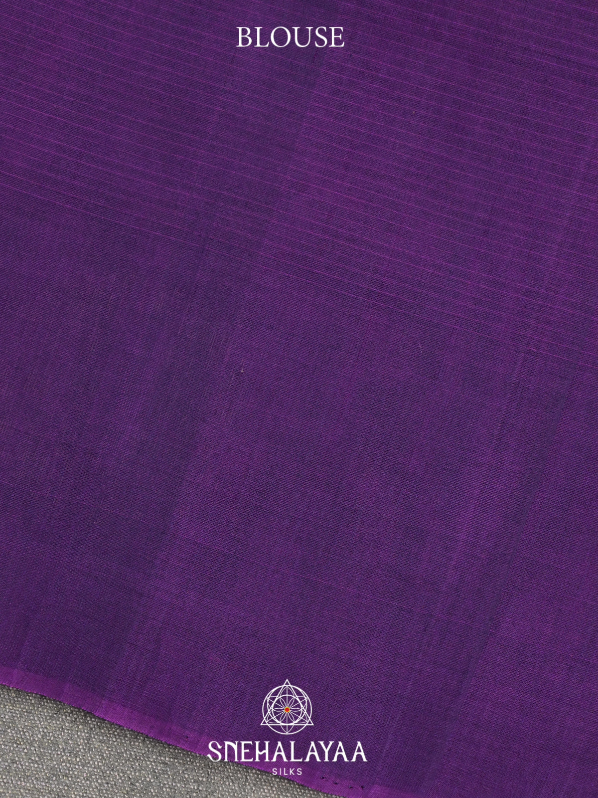 Purple Kora Silk Cotton Saree