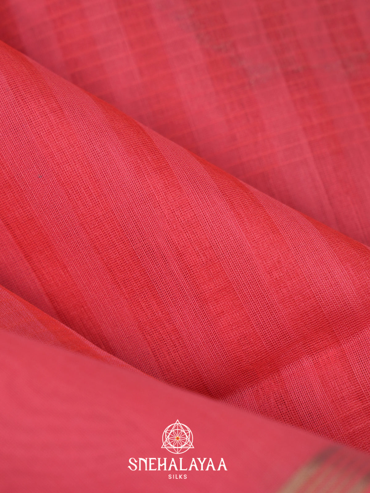 Pink Kora Silk Cotton Saree