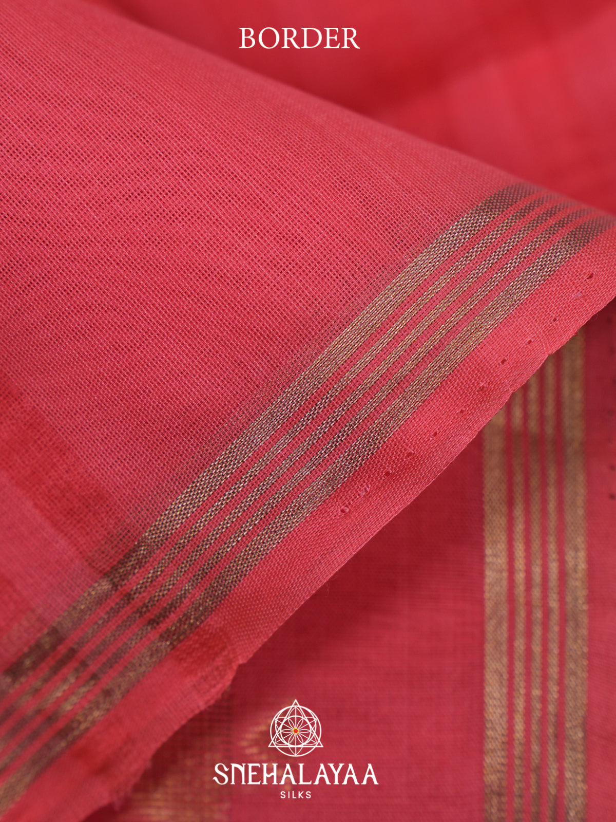 Pink Kora Silk Cotton Saree