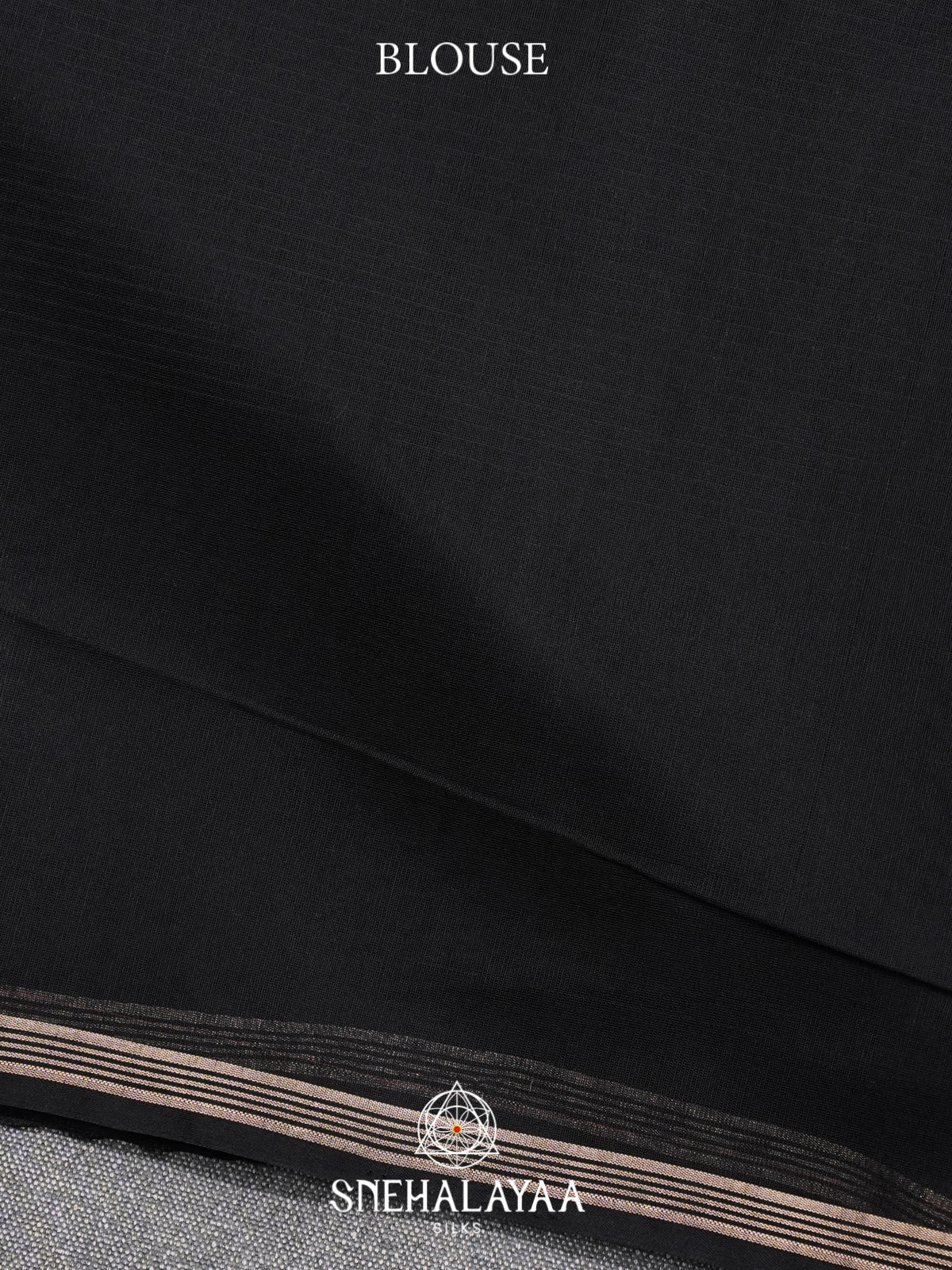 Black Kora Silk Cotton Saree