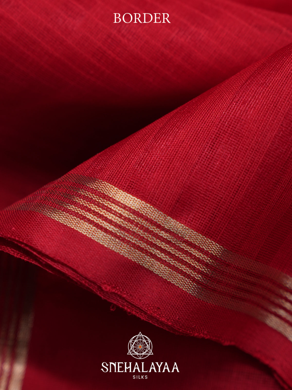 Red Kora Silk Cotton Saree