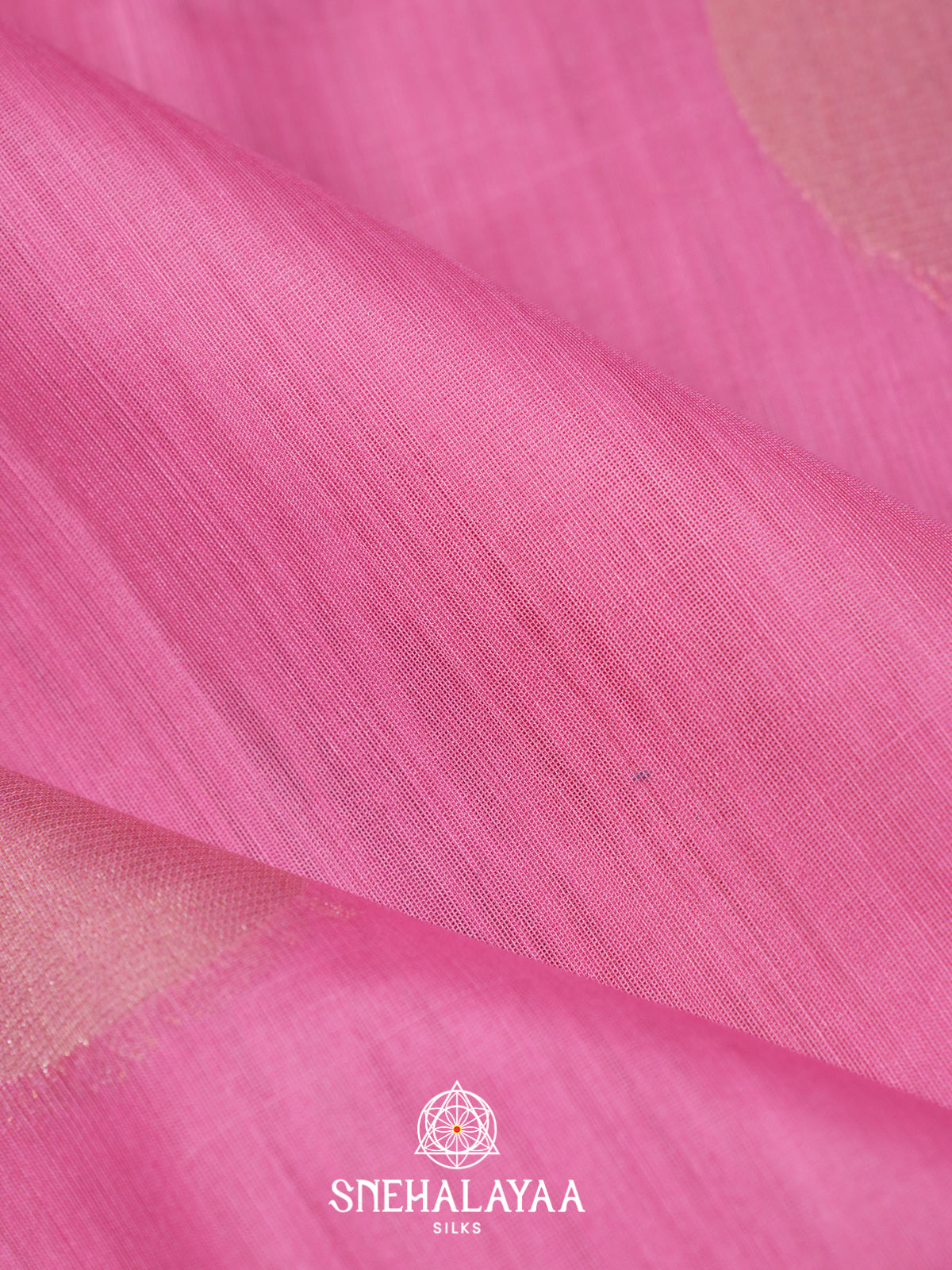 Pink Kora Silk Cotton Saree