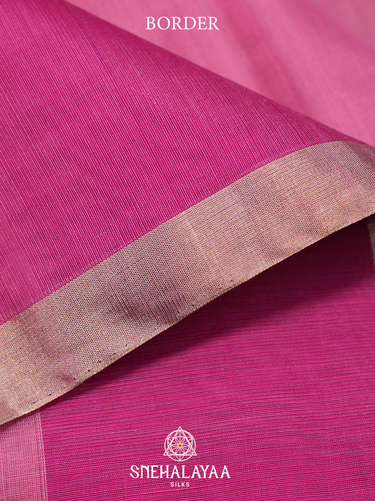 Pink Kora Silk Cotton Saree