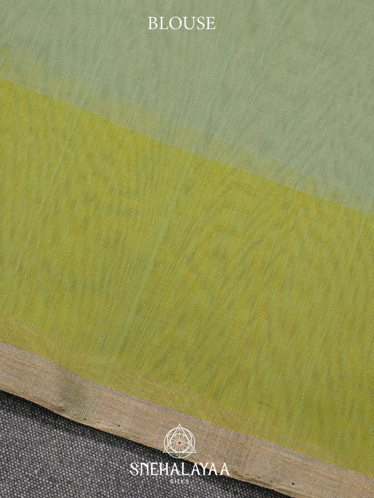 Sage Green Kora Silk Cotton Saree