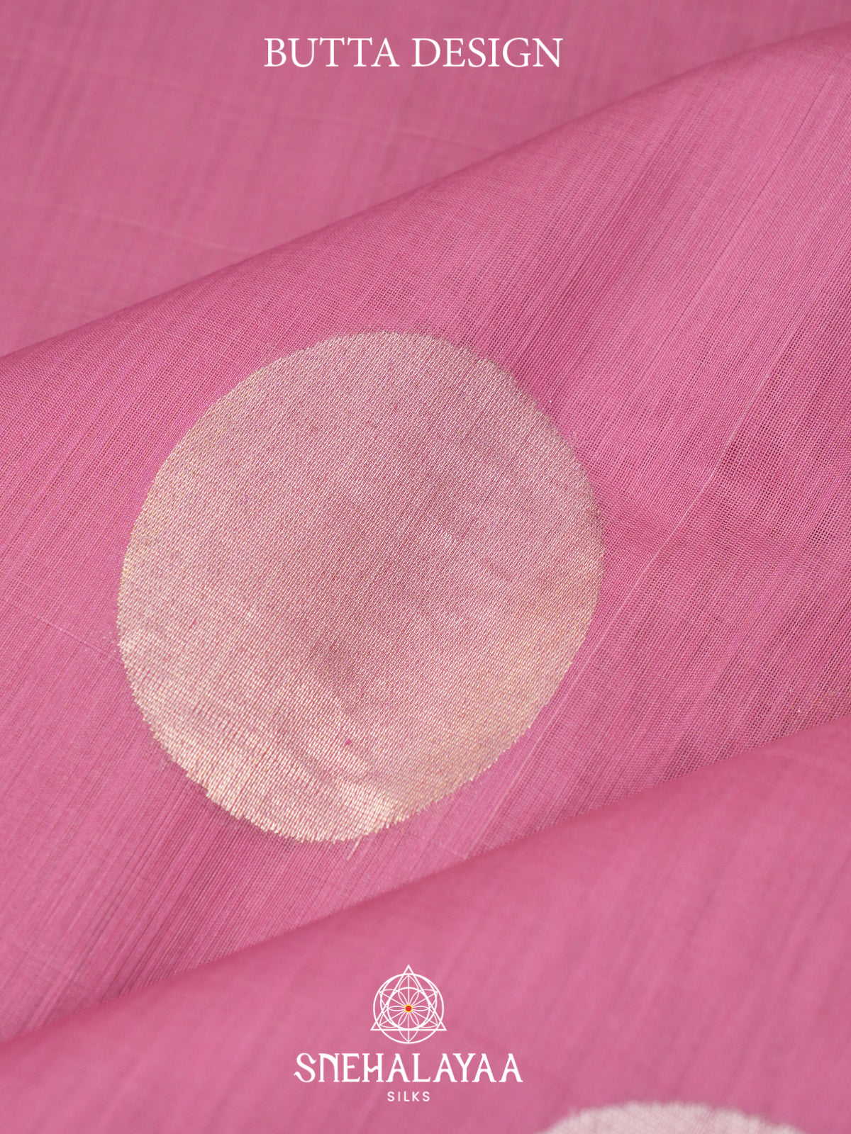 Pink Kora Silk Cotton Saree