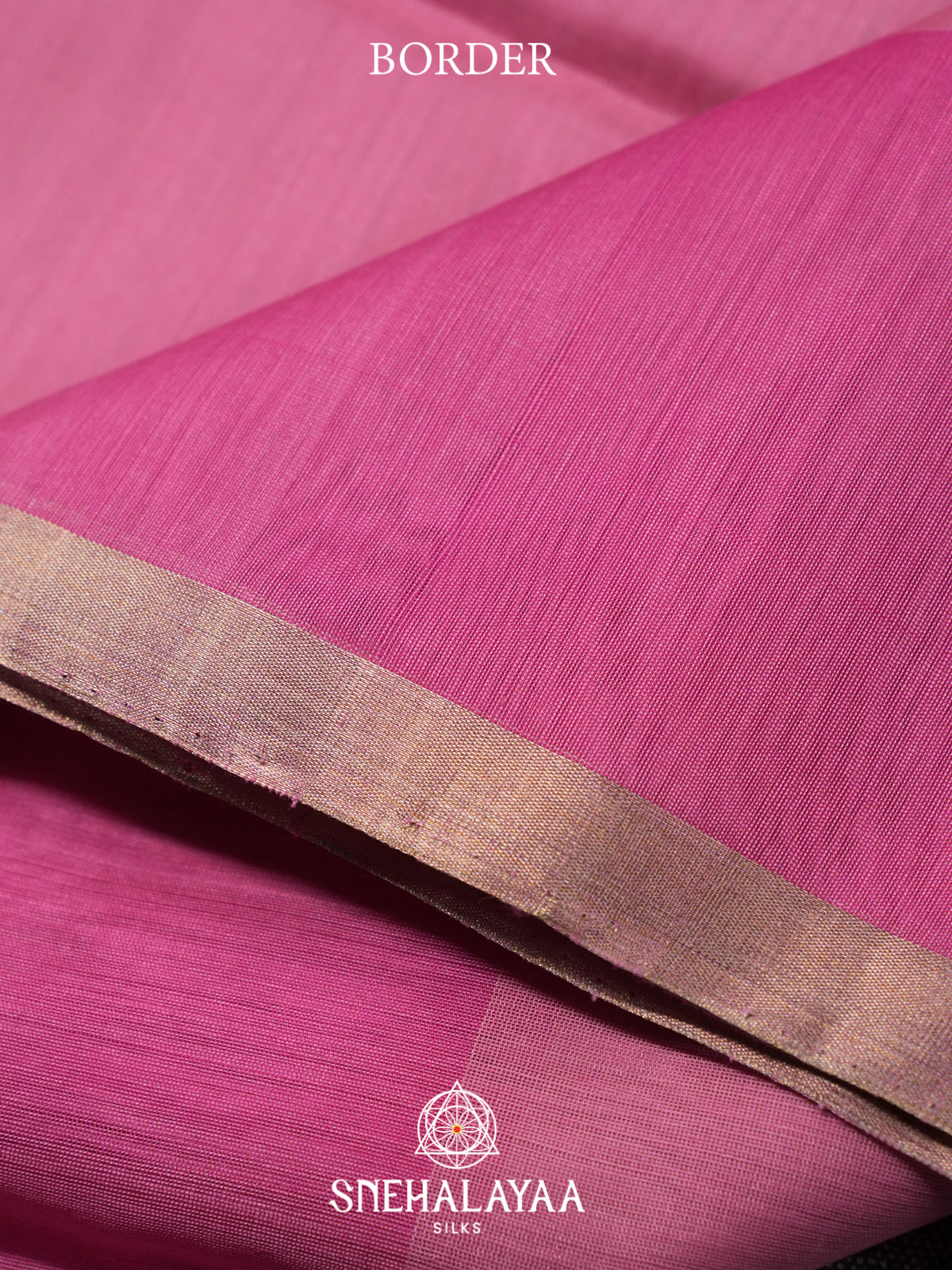 Pink Kora Silk Cotton Saree