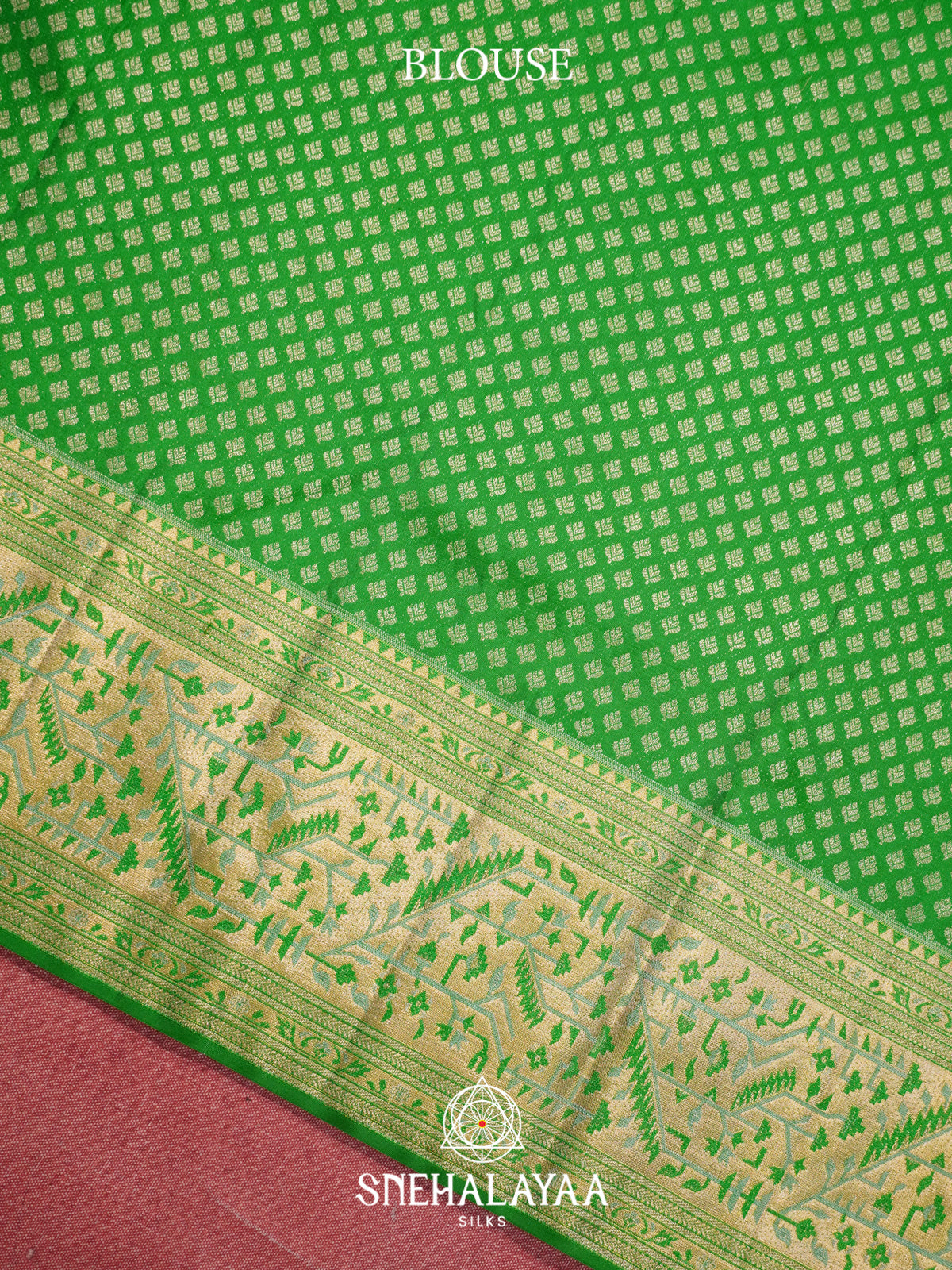 Mint Blue Kanjivaram Silk Saree