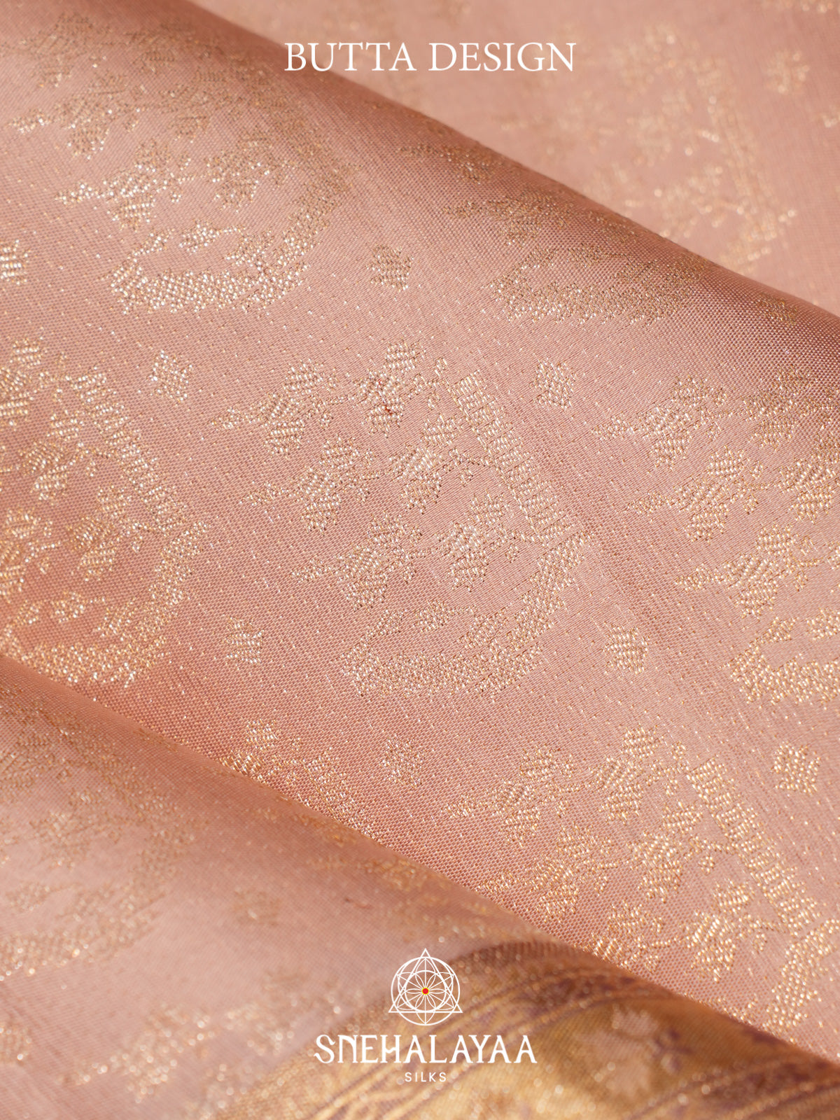 Baby Pink Kanjivaram Silk Saree