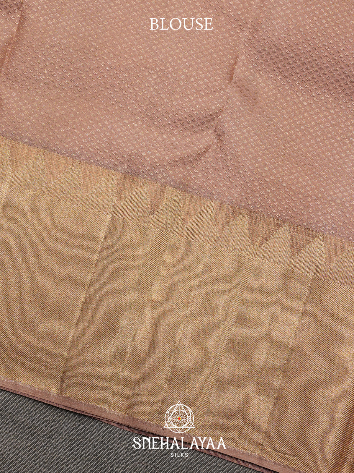 Baby Pink Kanjivaram Silk Saree