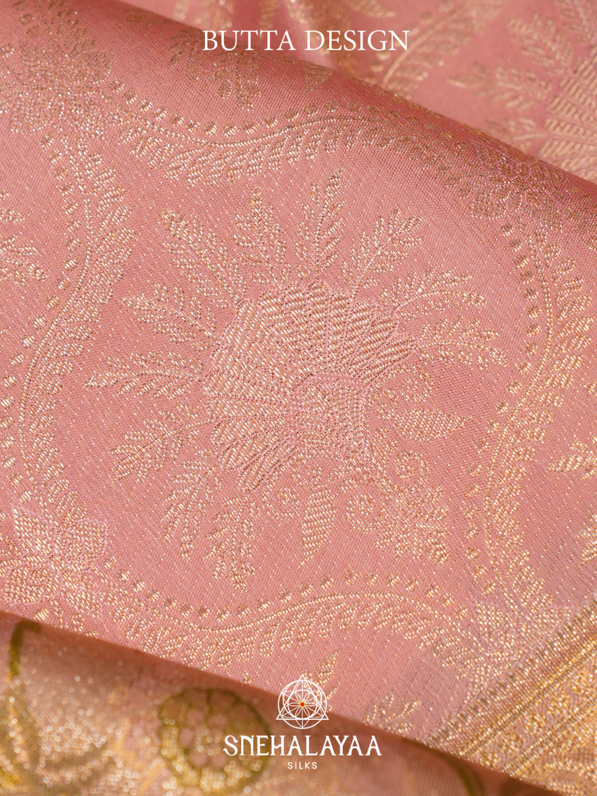 Pale Pink Kanjivaram Silk Saree