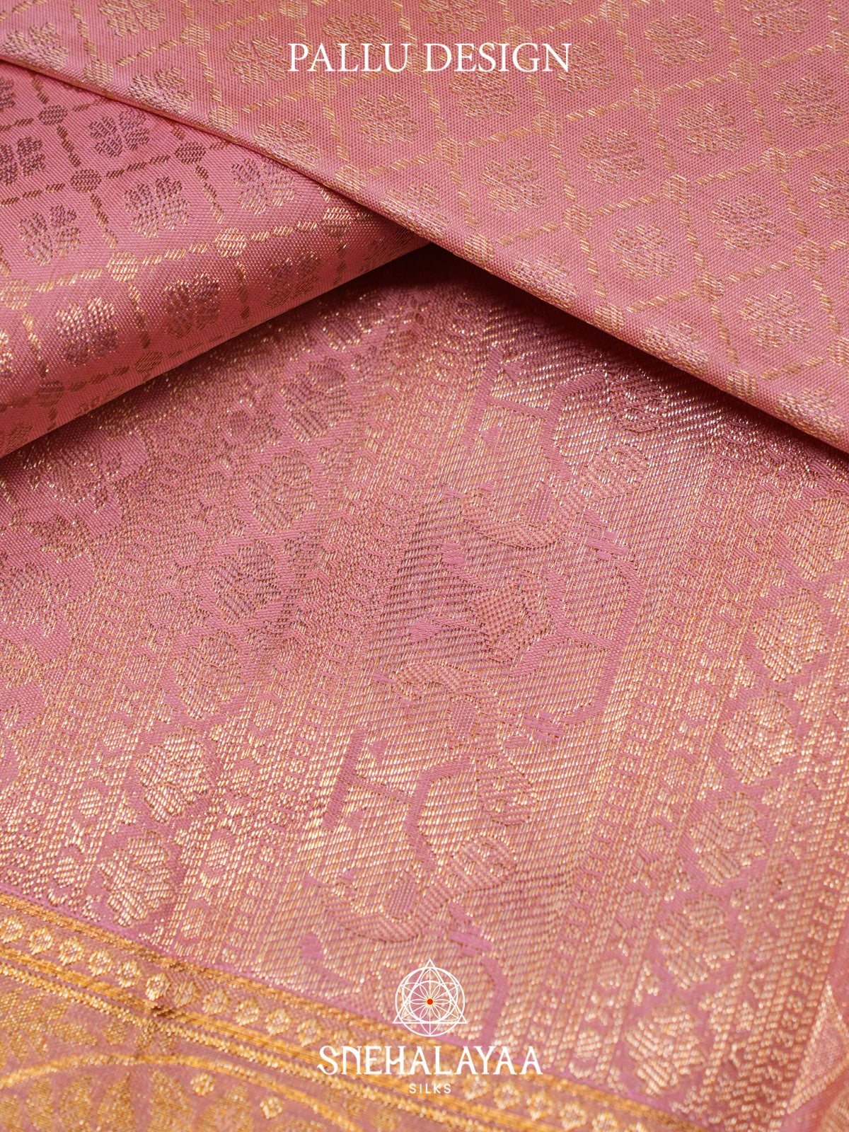 Pink Kanjivaram Silk Saree