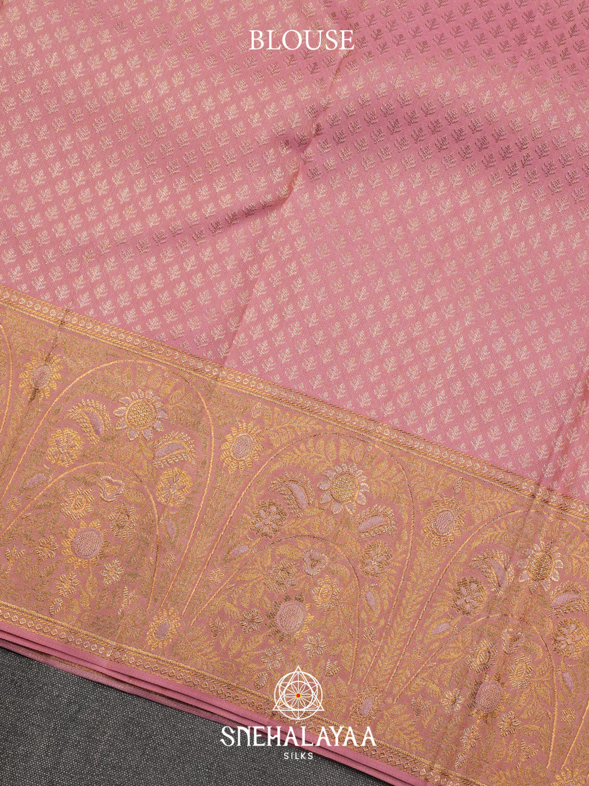 Pink Kanjivaram Silk Saree