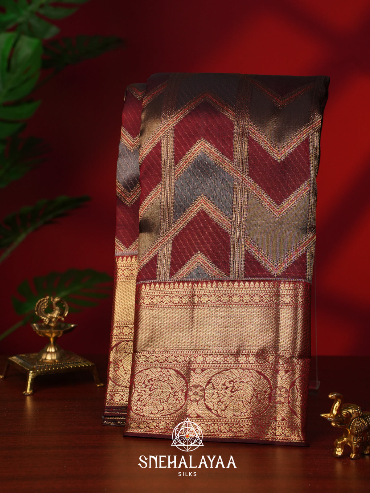 Multicolour Kanjivaram Silk Saree
