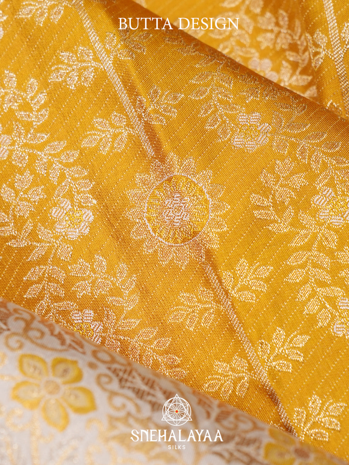 Yellow Kanjivaram Silk Saree