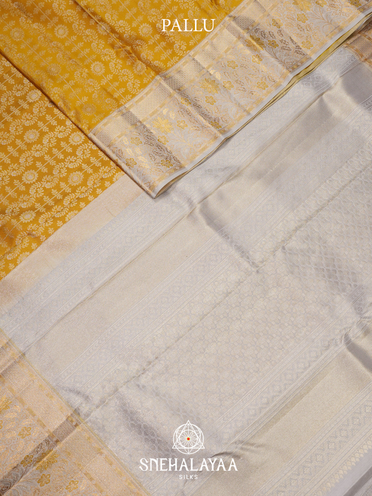 Yellow Kanjivaram Silk Saree