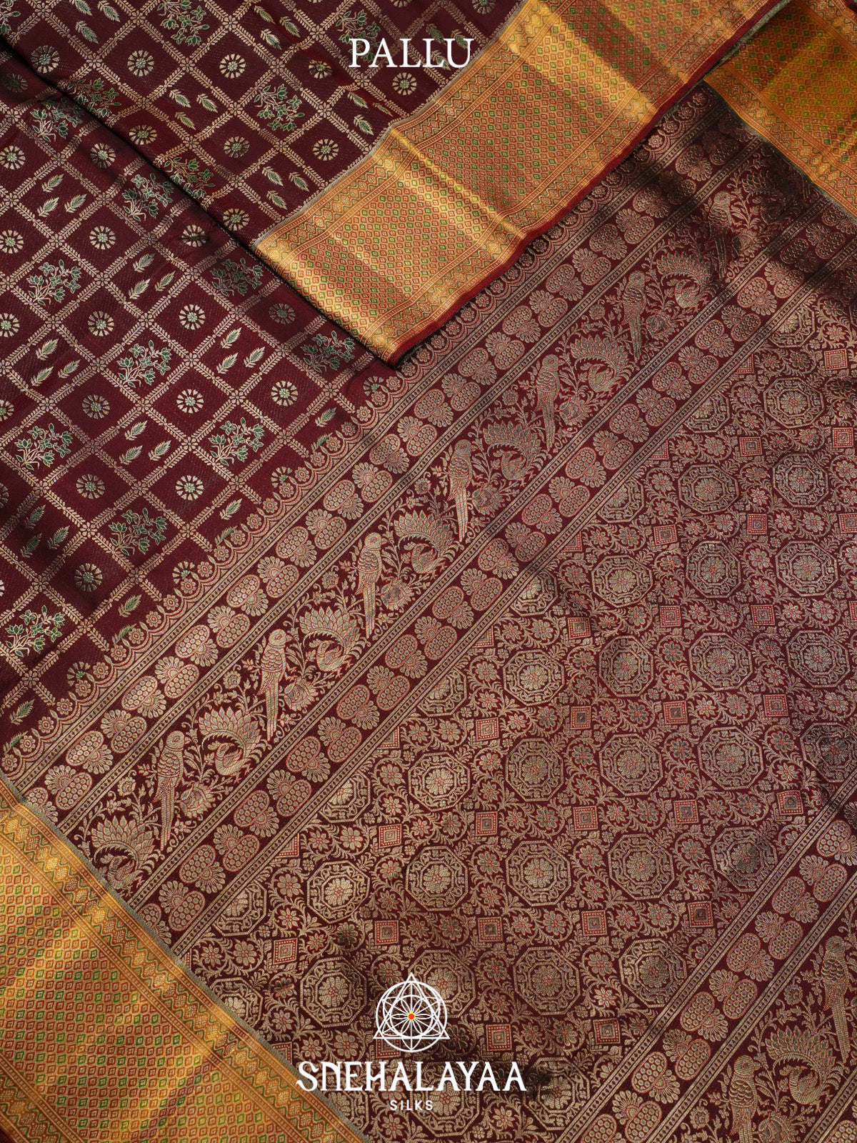 Coffee Brown Kanjivaram Silk Saree