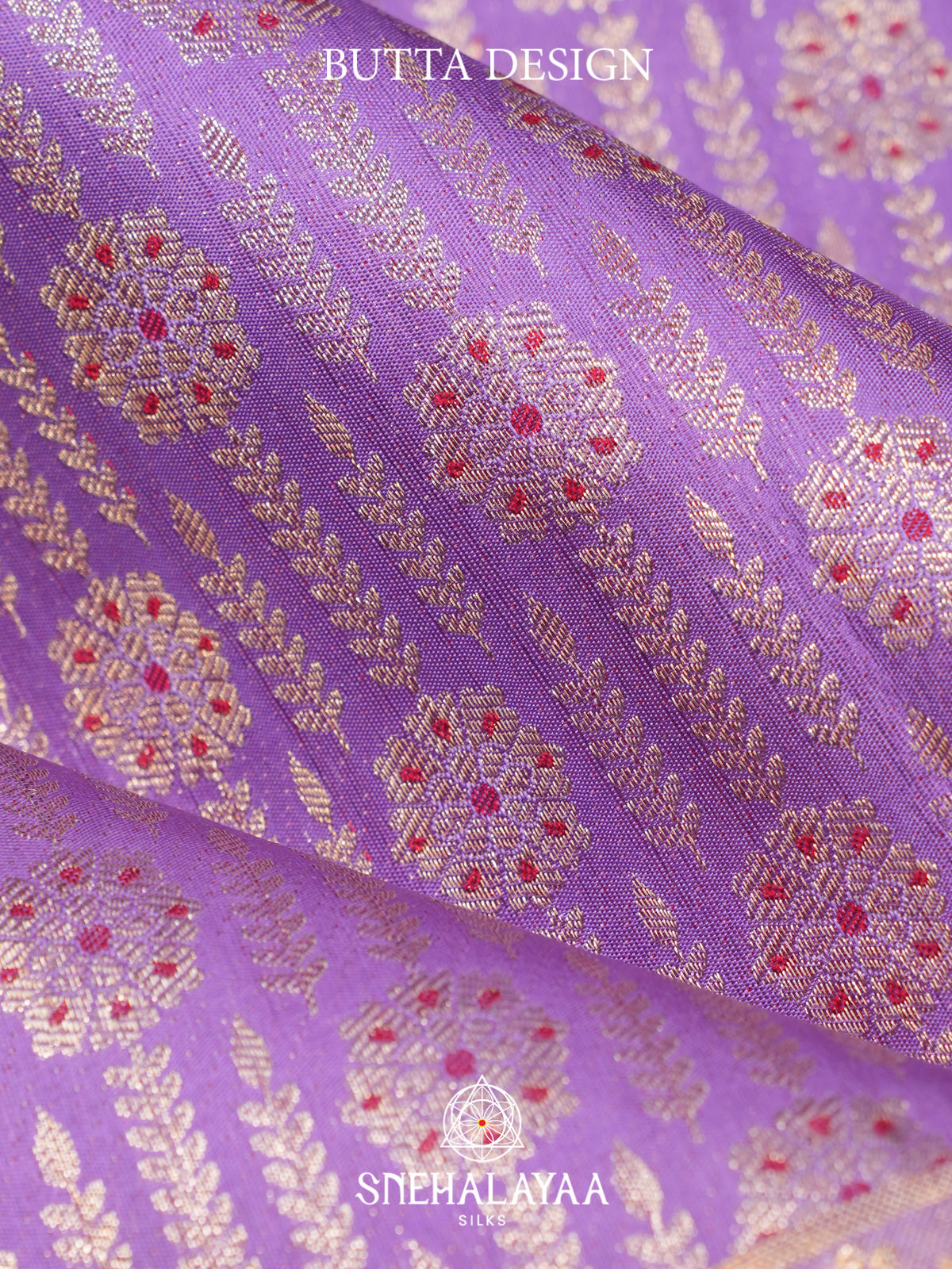 Lilac Kanjivaram Silk Saree