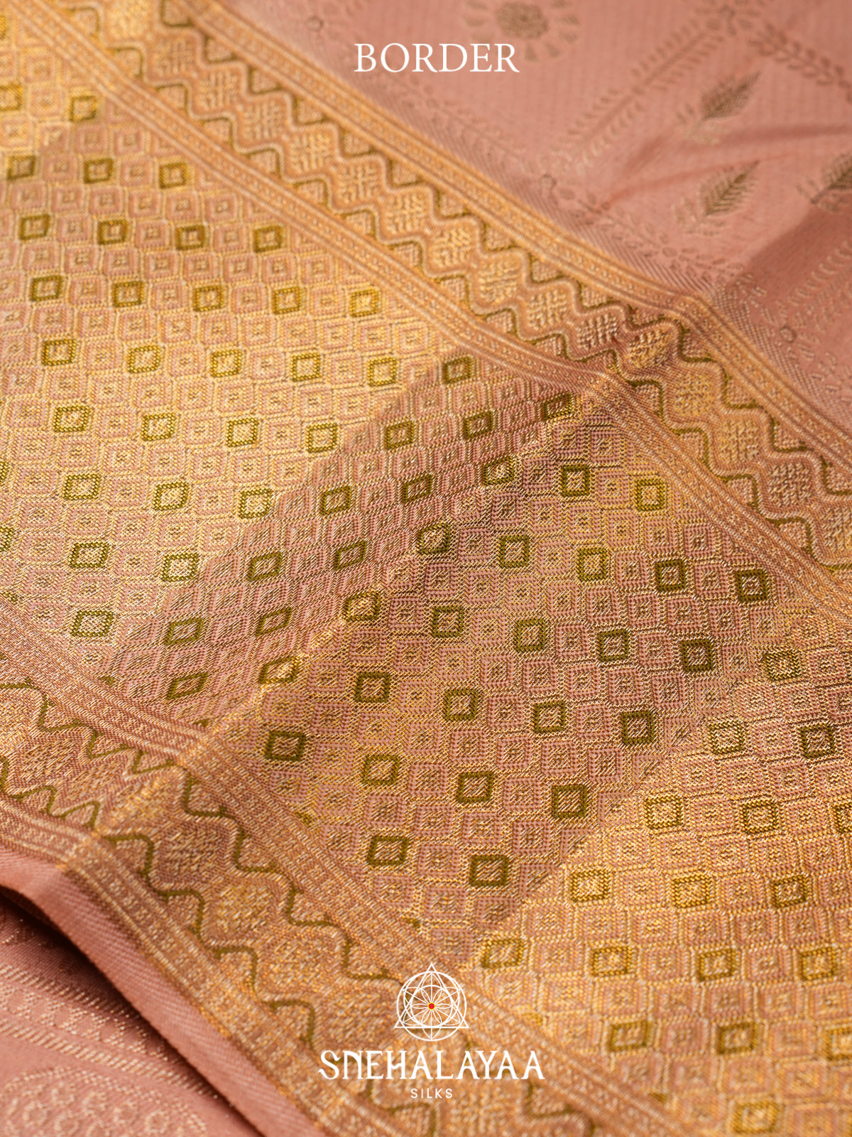 Cream Kanjivaram Silk Saree