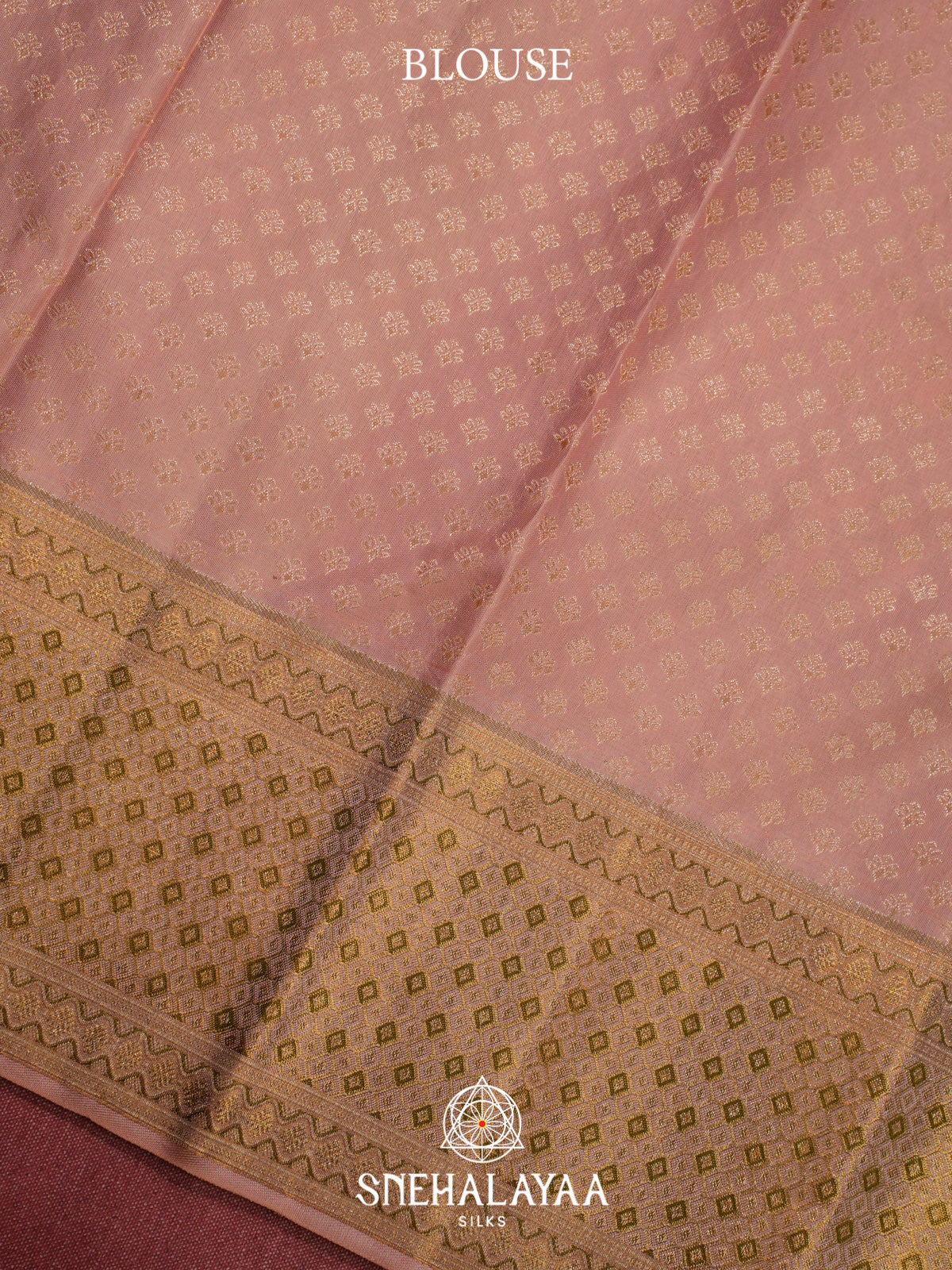 Cream Kanjivaram Silk Saree