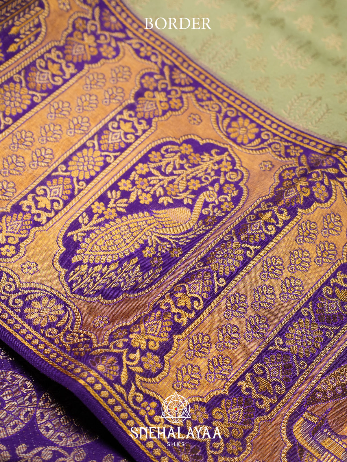 Pista Green Kanjivaram Silk Saree