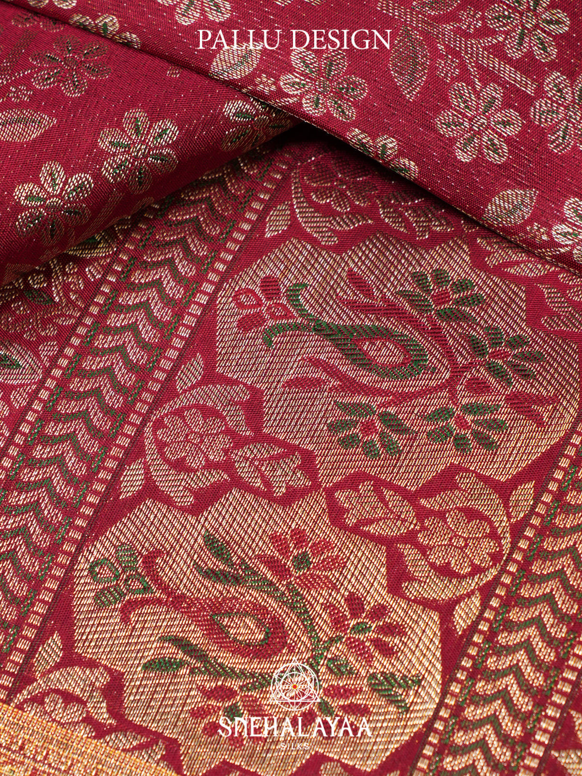 Fushsia Pink Kanjivaram Silk Saree
