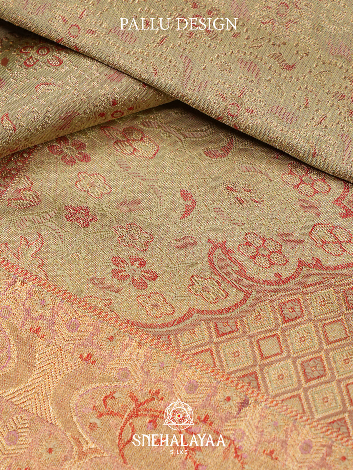Pista Green Kanjivaram Silk Saree