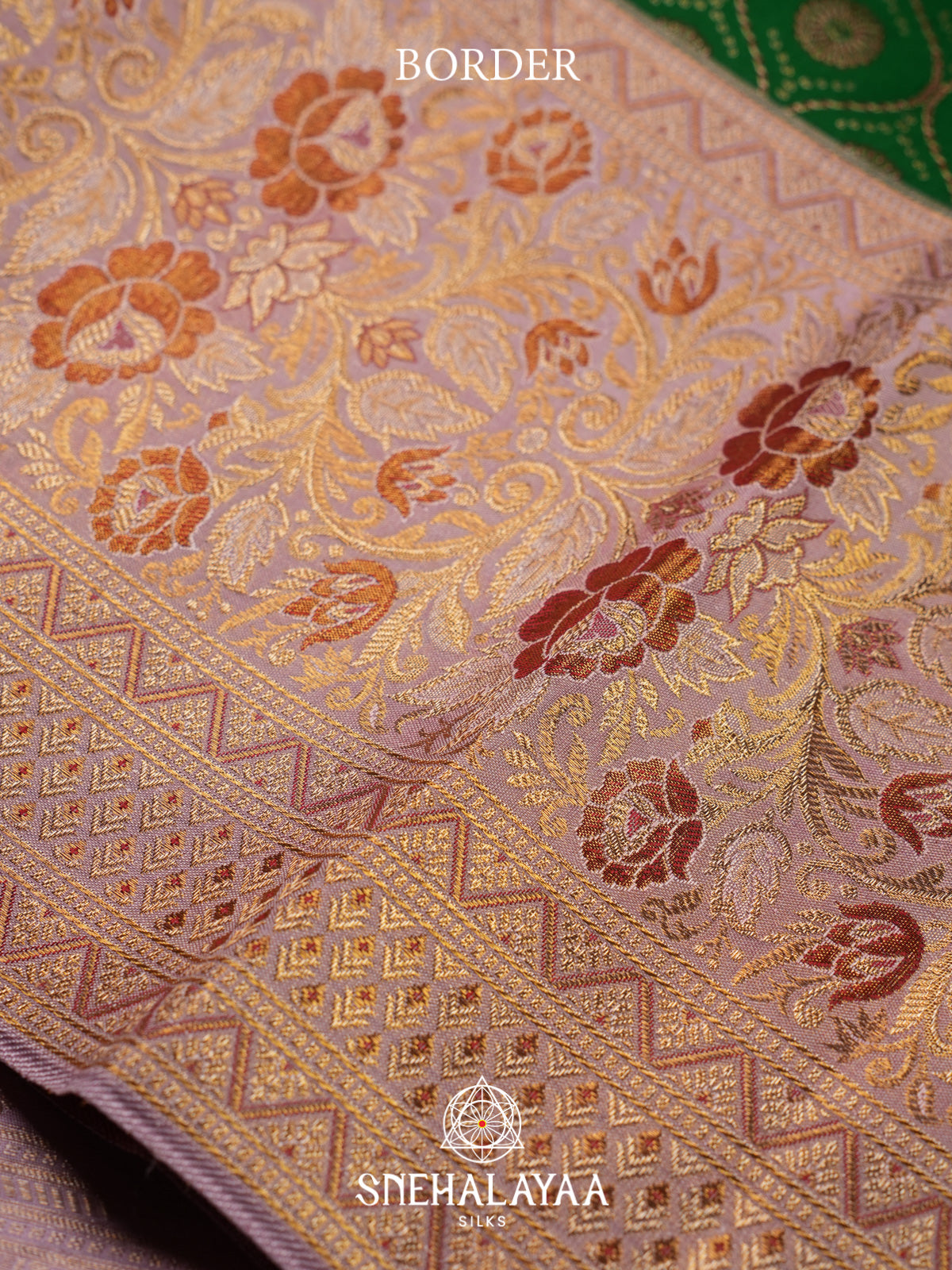 Emerald Green Kanjivaram Silk Saree