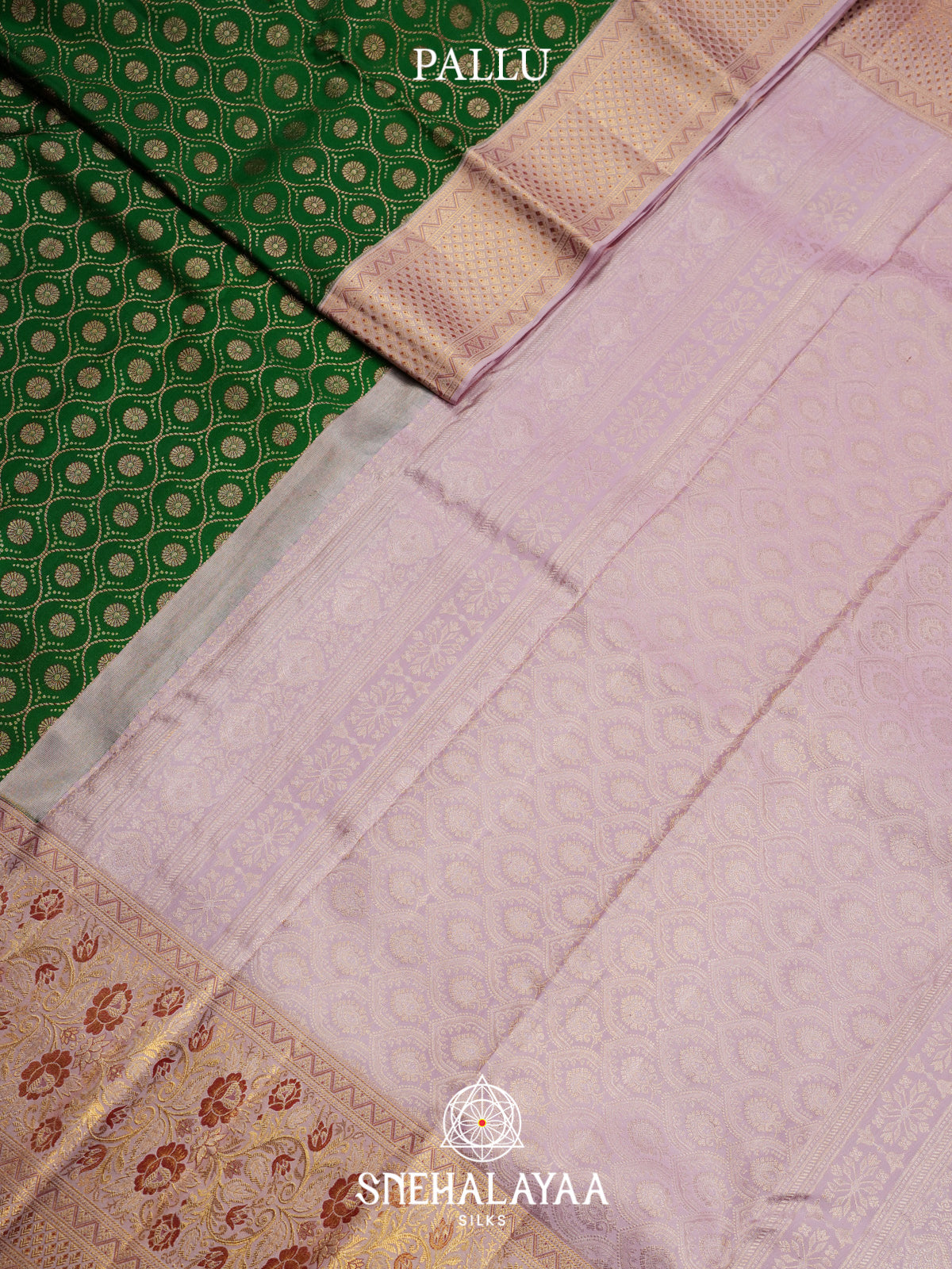 Emerald Green Kanjivaram Silk Saree