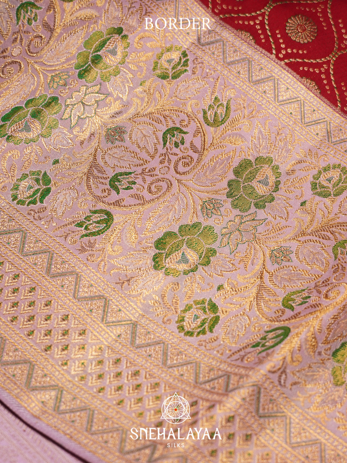 Marron Kanjivaram Silk Saree