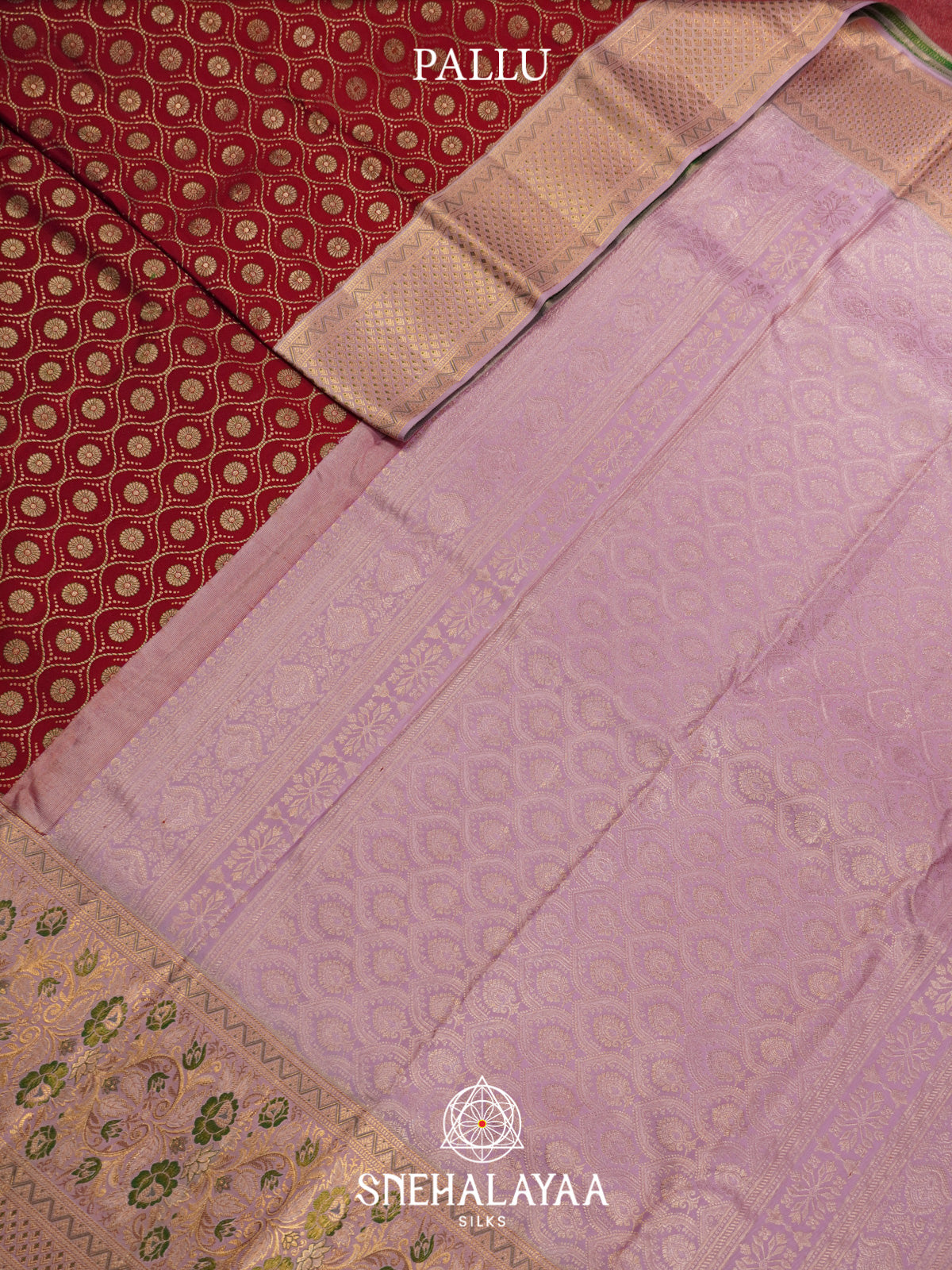 Marron Kanjivaram Silk Saree