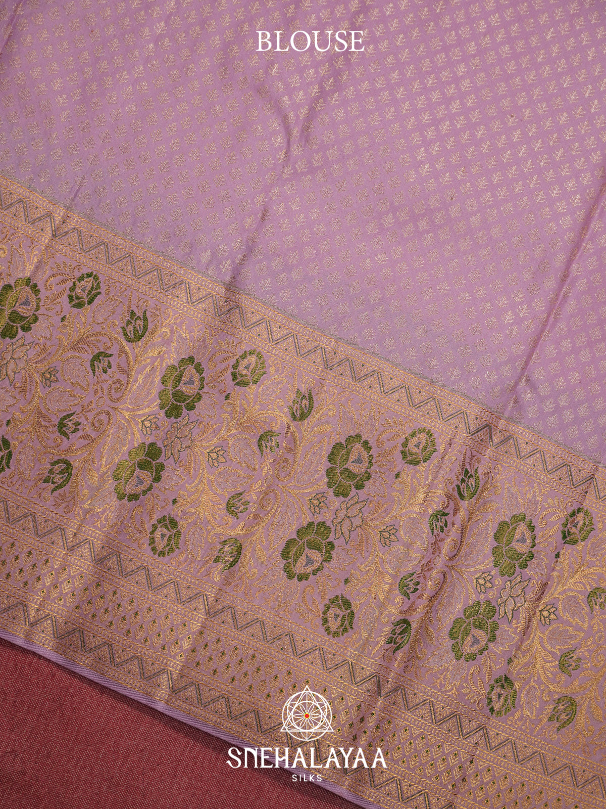 Marron Kanjivaram Silk Saree