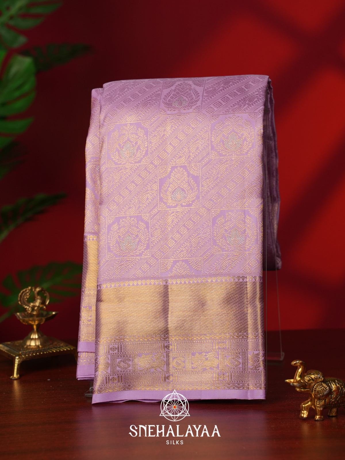 Pink Kanjivaram Silk Saree